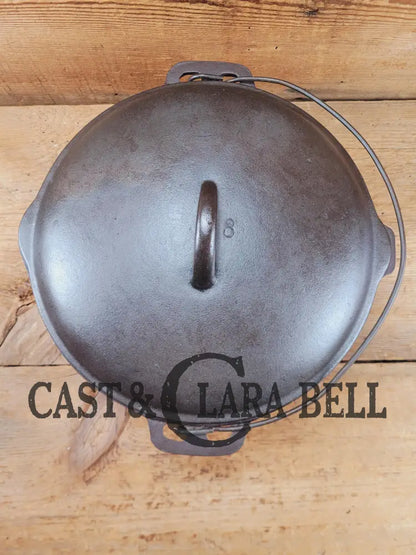 Early Birmingham Stove & Range (Bsr) Red Mountain Series #8B Dutch Oven With Hand Scribed Numbers!