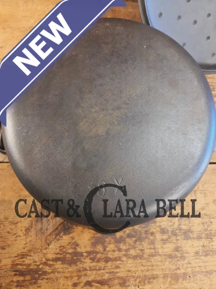 Early Birmingham Stove & Range (BSR) Red Mountain Series #8B Dutch oven with hand scribed numbers! Dutch Ovens Trivets