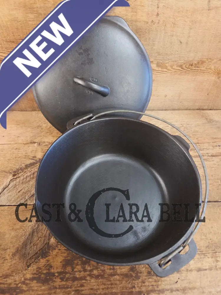 Early Birmingham Stove & Range (BSR) Red Mountain Series #8B Dutch oven with hand scribed numbers! Dutch Ovens Trivets