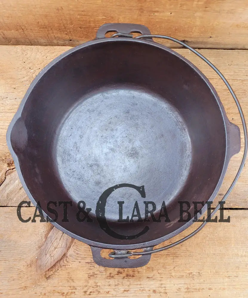 Early Birmingham Stove & Range (Bsr) Red Mountain Series #8B Dutch Oven With Hand Scribed Numbers!