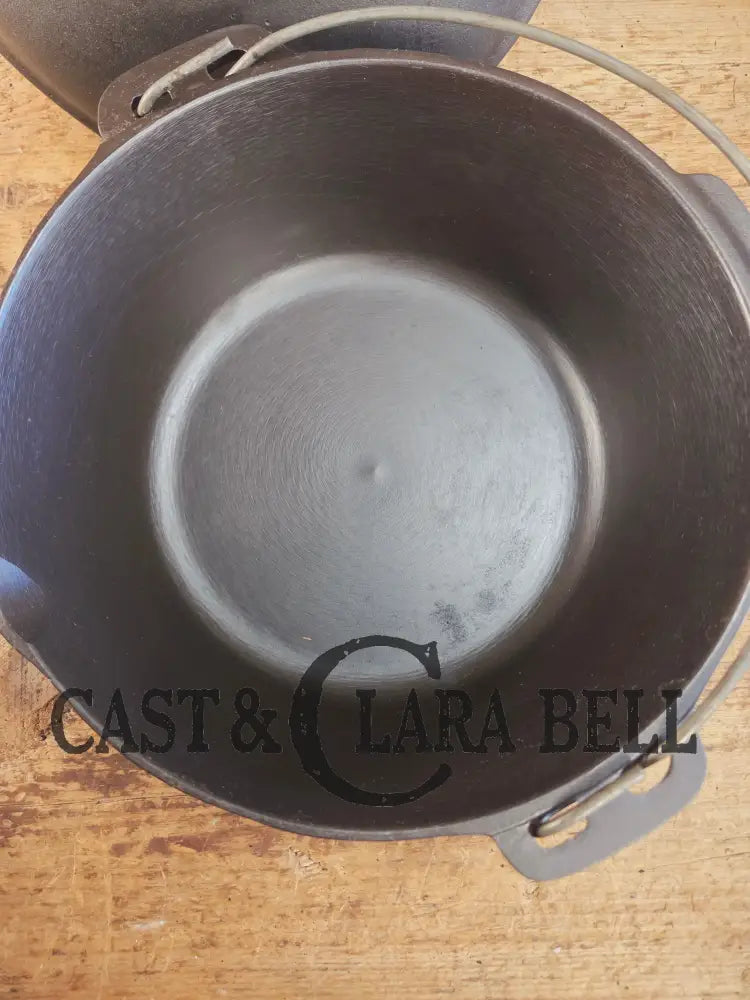 Early Birmingham Stove & Range (BSR) Red Mountain Series #8B Dutch oven with hand scribed numbers! Dutch Ovens Trivets