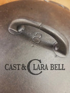 Early Birmingham Stove & Range (BSR) Red Mountain Series #8C Dutch oven with hand scribed numbers Dutch Ovens Trivets &