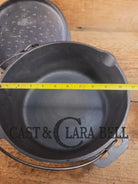 Early Birmingham Stove & Range (BSR) Red Mountain Series #8C Dutch oven with hand scribed numbers Dutch Ovens Trivets &