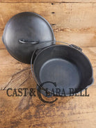 Early Birmingham Stove & Range (BSR) Red Mountain Series #8C Dutch oven with hand scribed numbers Dutch Ovens Trivets &