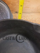 Early Birmingham Stove & Range (BSR) Red Mountain Series #8C Dutch oven with hand scribed numbers Dutch Ovens Trivets &