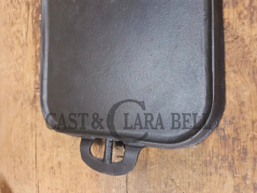 Early 1900’s hard to find Griswold Long Griddle with Slant Block Logo ERIE 745. Perfect for everyday use pancakes and