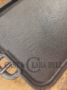Early 1900’s hard to find Griswold Long Griddle with Slant Block Logo ERIE 745. Perfect for everyday use pancakes and
