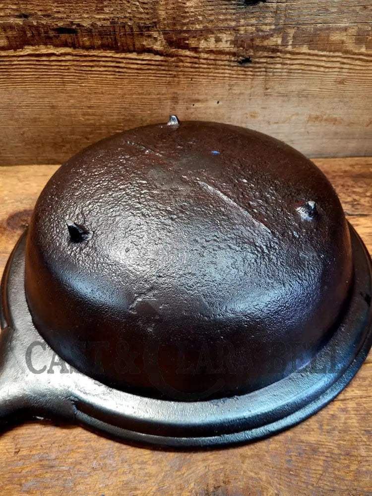 Hard To Find! Mid 1800’S Antique Gate-Marked Wide Rim Cast Iron Spider Pot Skillet! Used On