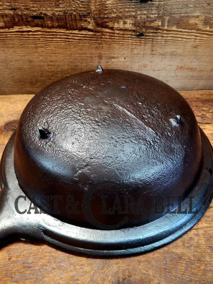 Hard To Find! Mid 1800’S Antique Gate-Marked Wide Rim Cast Iron Spider Pot Skillet! Used On