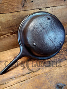 Hard To Find! Mid 1800’S Antique Gate-Marked Wide Rim Cast Iron Spider Pot Skillet! Used On