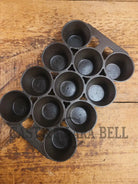 Early Series Erie #10 Popover Pan 11 cup. 948. Variation #4. Beautifully restored and ready to make muffins popovers