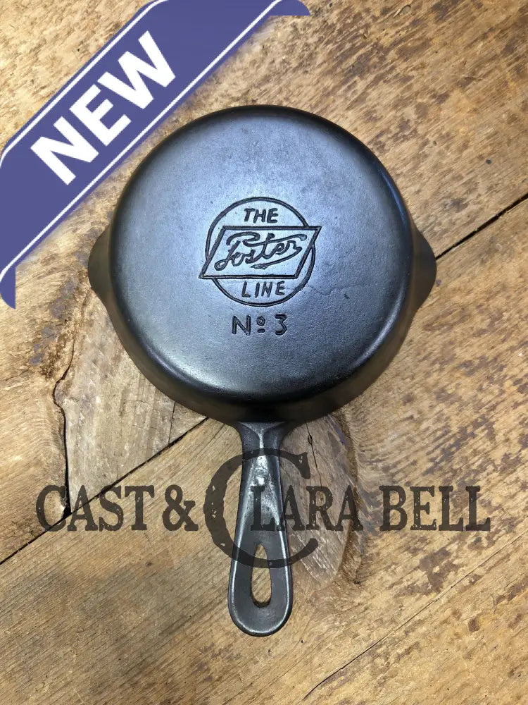 Early to Mid 1900’s Foster Stove Company ’Foster Line’ #3 Cast iron Egg Skillet. PERFECT for the collector not seen