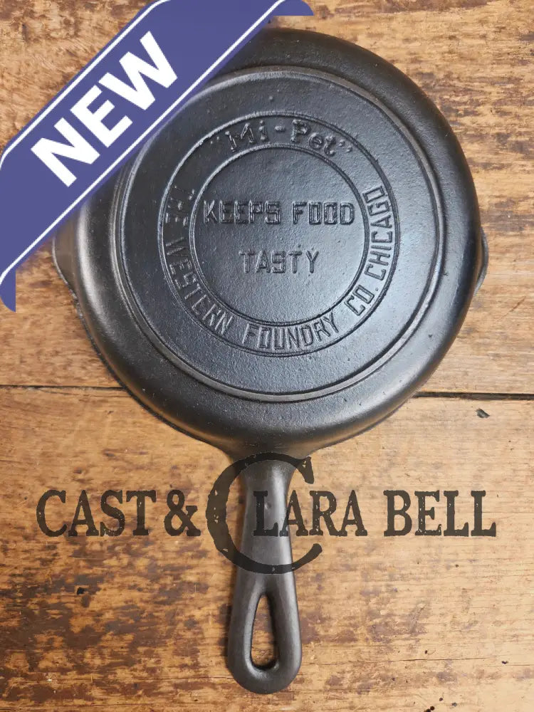 Early to Mid 1900’s Western Foundry Co. ’Mi-Pet’ classic Egg Skillet Skillet