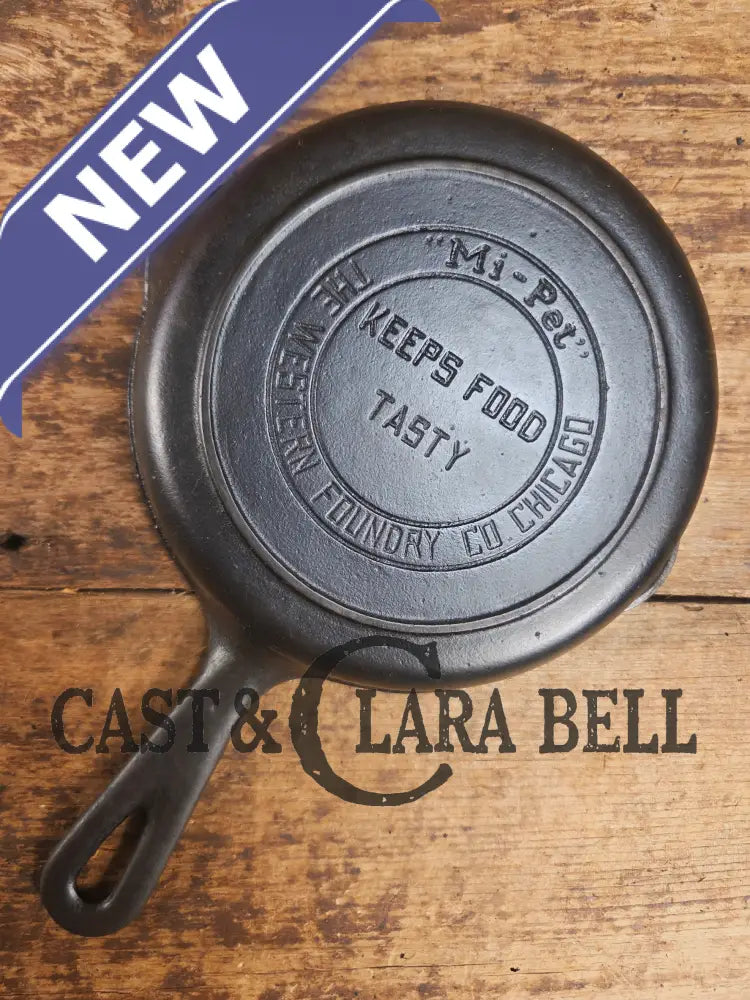 Early to Mid 1900’s Western Foundry Co. ’Mi-Pet’ classic Egg Skillet Skillet