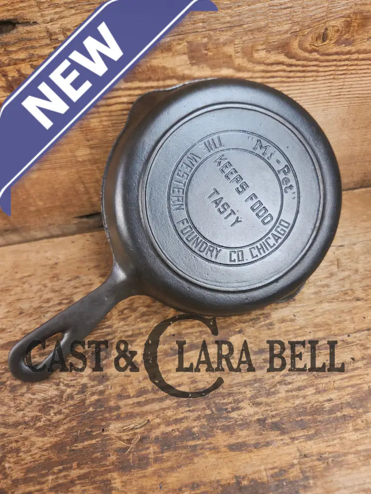Early to Mid 1900’s Western Foundry Co. ’Mi-Pet’ classic Egg Skillet Skillet