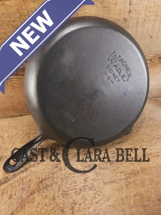 Elegant and hard to source! 1920-30’s WagnerWare #8 Shallow Skillet 1099. Great gift idea! Restored and Ready to Use!