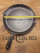 Elegant and hard to source! 1920-30’s WagnerWare #8 Shallow Skillet 1099. Great gift idea! Restored and Ready to Use!