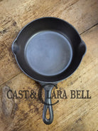 Elegant and hard working. You have to try one of these early 1900’s Lodge #5 Cast Iron Skillets Single Notch Raised 8