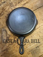 Elegant and hard working. You have to try one of these early 1900’s Lodge #5 Cast Iron Skillets Single Notch Raised 8