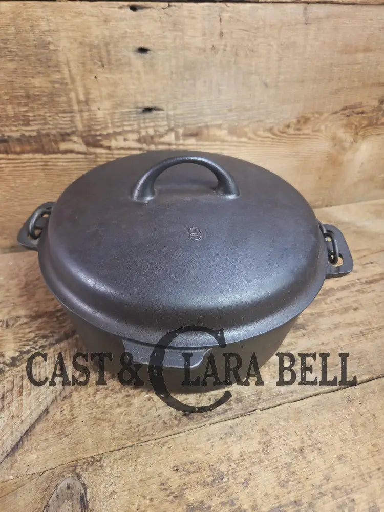 Elegant Griswold’s Iron Mountain Series #8 Cast Iron Dutch Oven with Lid (1036/1037) Dutch Ovens Trivets & Kettles