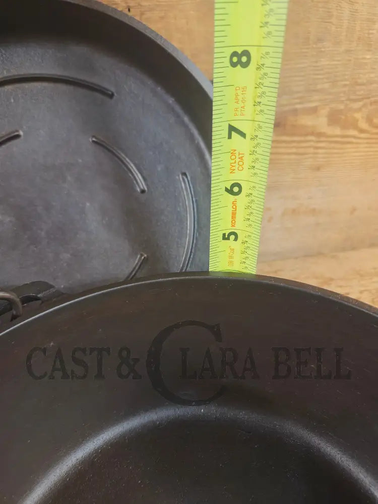 Elegant Griswold’s Iron Mountain Series #8 Cast Iron Dutch Oven with Lid (1036 C/1037 A) - Dutch Ovens Trivets & Kettles
