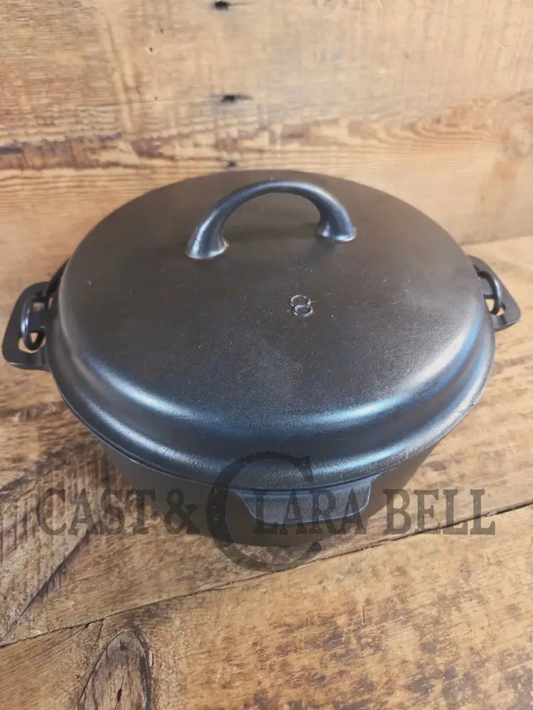 Elegant Griswold’s Iron Mountain Series #8 Cast Iron Dutch Oven with Lid (1036 C/1037 A) - Dutch Ovens Trivets & Kettles