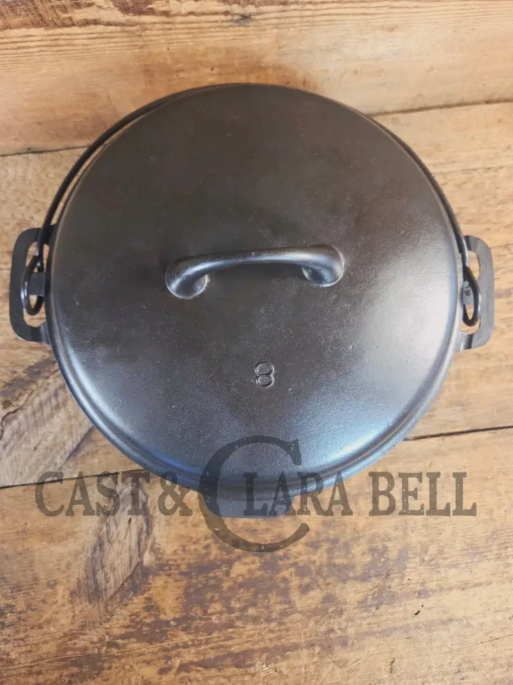 Elegant Griswold’s Iron Mountain Series #8 Cast Iron Dutch Oven with Lid (1036 C/1037 A) - Dutch Ovens Trivets & Kettles