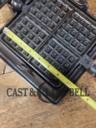 Elegant HTF 1920’s Griswold #11 Square Waffle Iron with Slant Block Logo and Tall Base Waffle Iron