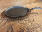 Fajitas AND a COOL presentation trivet. Unique gift idea Wagner Ware Cast Iron Sizzle Server 1095 - Skillet