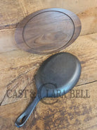 Fajitas AND a COOL presentation trivet. Unique gift idea Wagner Ware Cast Iron Sizzle Server 1095 - Skillet