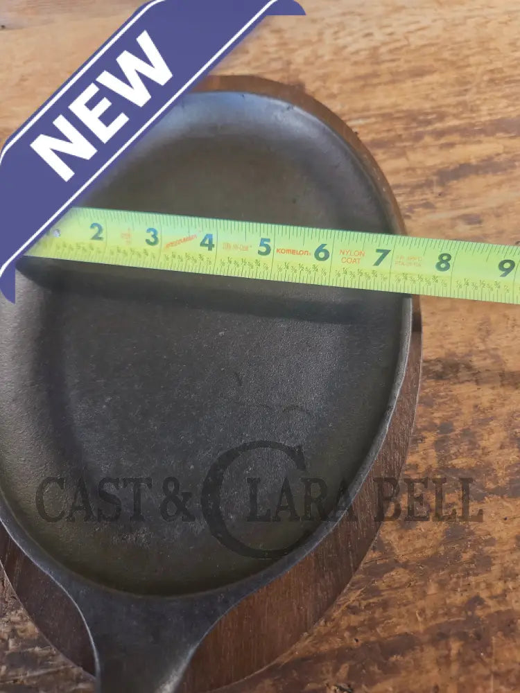 Fajitas AND a COOL presentation trivet. Unique gift idea Wagner Ware Cast Iron Sizzle Server 1095 - Skillet