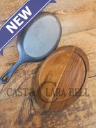 Fajitas AND a COOL presentation trivet. Unique gift idea Wagner Ware Cast Iron Sizzle Server 1095 - Skillet