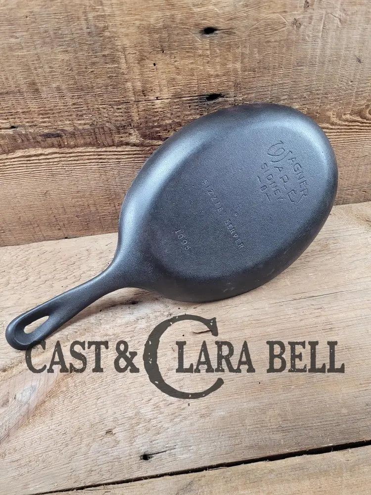 Fajitas Anyone? Unique Gift Idea Wagner Ware Cast Iron Sizzle Server 1095 Skillet