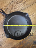 Fantastic first skillet or for the unusual collector. Unknown maker Raised #9 Cast Iron Skillet. Erie First series