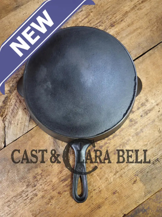 Fantastic first skillet or for the unusual collector. Unknown maker Raised #9 Cast Iron Skillet. Erie First series
