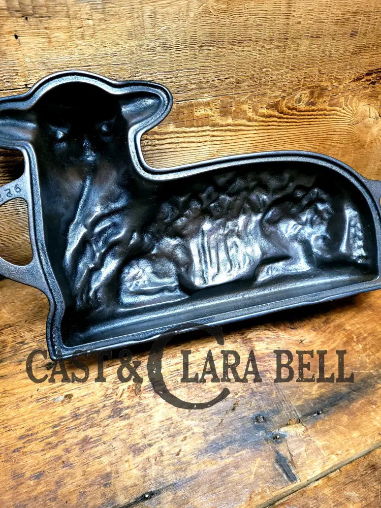 Fantastic For The Holidays! Authentic #866 Griswold Lamb Cake Mold Ready To Use!