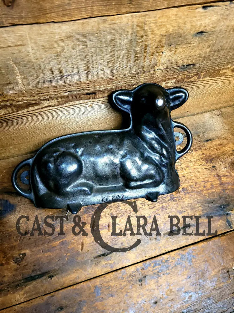 Fantastic For The Holidays! Authentic #866 Griswold Lamb Cake Mold Ready To Use!