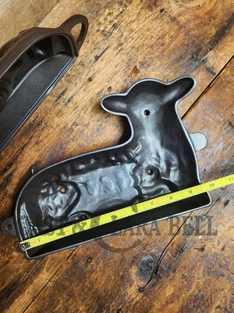 Fantastic For The Holidays! Authentic #866 Griswold Lamb Cake Mold Ready To Use! Bakeware