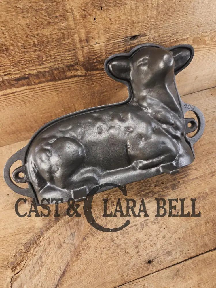 Fantastic for the holidays! Authentic #866 Griswold Lamb Cake Mold Restored and Ready to Use! Bakeware