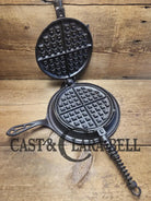 Fantastic gift idea! 1910’s fully restored Griswold No. 8 Waffle Iron (314 & 315) with (#327) Low Base. Ready to make