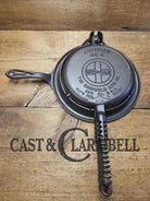 Fantastic gift idea! 1910’s fully restored Griswold No. 8 Waffle Iron (314 & 315) with (#327) Low Base. Ready to make