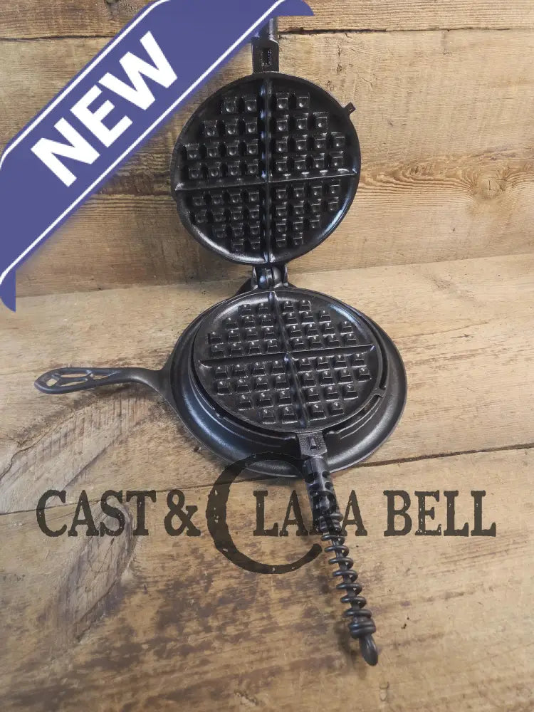 Fantastic gift idea! 1910’s fully restored Griswold No. 8 Waffle Iron (314 & 315) with (#327) Low Base. Ready to make