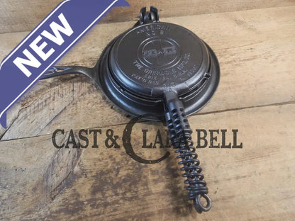 Fantastic gift idea! 1910’s fully restored Griswold No. 8 Waffle Iron (314 & 315) with (#327) Low Base. Ready to make