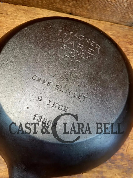 Fantastic Gift Idea! Hard To Find 1930’S Wagner Ware Sidney -O- ’Chef Skillet’ 1386 C.