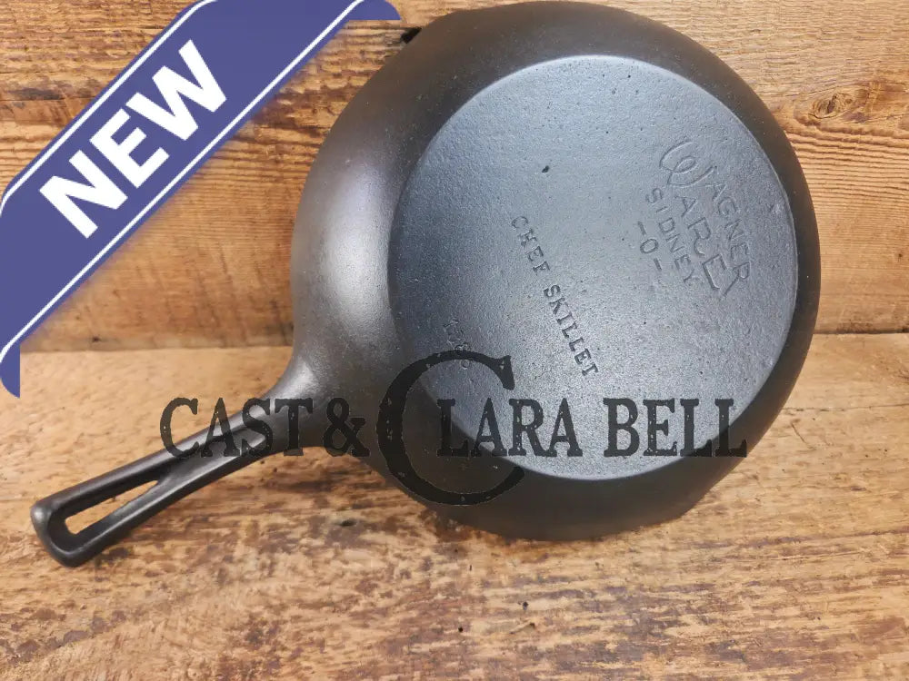 Fantastic gift idea! Hard to Find 1930’s Wagner Ware Sidney -O- ’Chef Skillet’ 1386. Restored and ready to use! Skillet