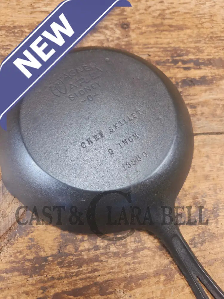 Fantastic gift idea! Hard to Find 1940’s Wagner Ware Sidney -O- ’Chef Skillet’ 1386 - Skillet