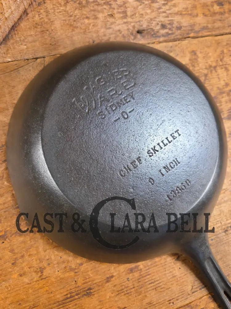 Fantastic gift idea! Hard to Find 1940’s Wagner Ware Sidney -O- ’Chef Skillet’ 1386 Skillet
