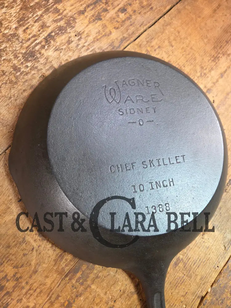 Fantastic gift idea! Hard to Find 1940’s Wagner Ware Sidney -O- ’Chef Skillet’ 1388 Skillet