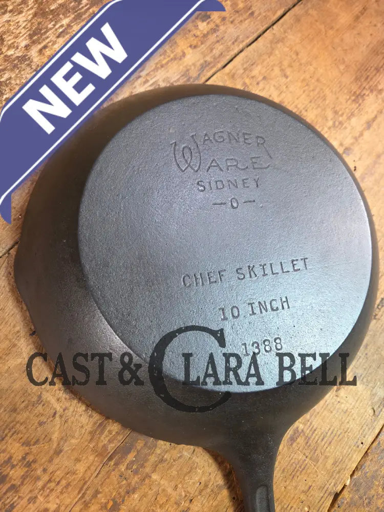 Fantastic gift idea! Hard to Find 1940’s Wagner Ware Sidney -O- ’Chef Skillet’ 1388 Skillet