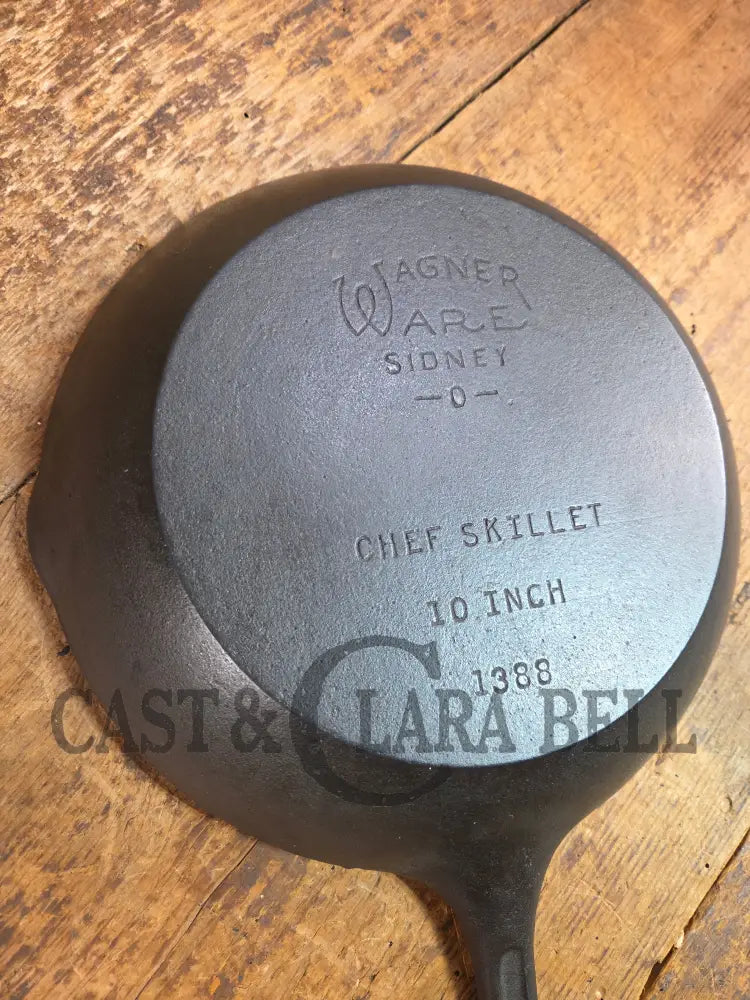 Fantastic gift idea! Hard to Find 1940’s Wagner Ware Sidney -O- ’Chef Skillet’ 1388 Skillet